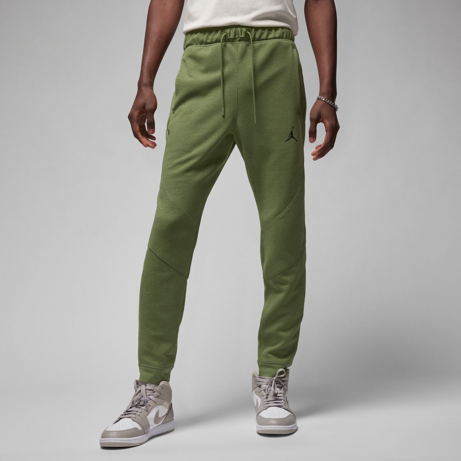 Jordan Dri-FIT Sport Air Pants Rough Green - Pánske - Nohavice Jordan - Zelené - FD8121-326 - Veľkosť: 2XL