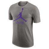 Jordan NBA Los Angeles Lakers Essential Tee Dark Heather Grey - Sivé - Tričko