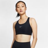 Nike Dri-FIT Swoosh Women's Medium-Support 1-Piece Pad Sports Bra - Čierne - Športová podprsenka