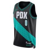 Nike Dri-FIT NBA Damian Lillard Portland Trail Blazers City Edition 2022 Swingman Jersey - Čierne - Dres