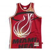 Mitchell & Ness Blown Out Fashion Jersey Miami Heat Red - Červené - Dres