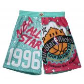 Mitchell & Ness All Star Mesh Shorts Teal - Zelené - Kraťasy