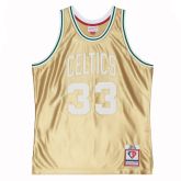 Mitchell & Ness Boston Celtics Larry Bird 75th Gold Swingman Jersey - Viacfarebné - Dres