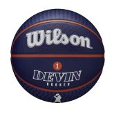 Wilson NBA Player Icon Outdoor Devin Booker Basketball Size 7 - Fialové - Lopta