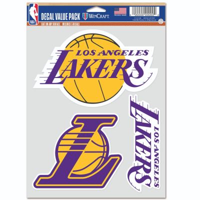 WinCraft NBA Los Angeles Lakers Multi Use Decal - Fialové - Nálepky