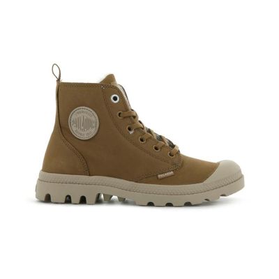 Palladium Pampa Hi Zip Wool - Hnedé - Tenisky