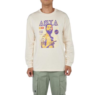 Anta KAI Long-Sleeve Tee White - Biele - Tričko