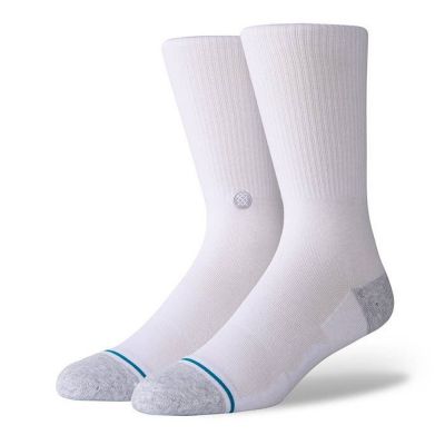 Stance Icon ST 200 White Socks - Biele - Ponožky
