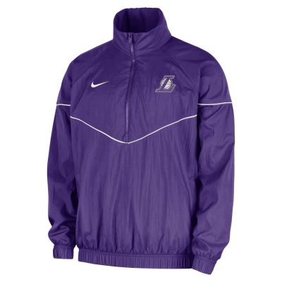 Nike NBA Los Angeles Lakers Courtside Windrunner Anorak Jacket Field Purple - Fialové - Bunda