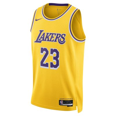 Nike Dri-FIT Los Angeles Lakers LeBron James Icon Edition 2022/23 Swingman Jersey Amarillo - Žlté - Dres