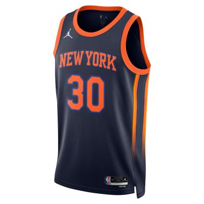 Jordan Dri-FIT NBA New York Knicks Julius Randle Statement Edition Swingman Jersey College Navy - Modré - Dres