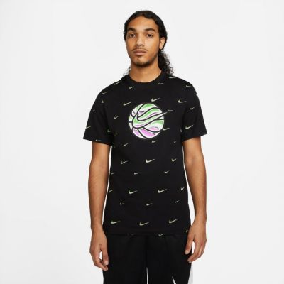 Nike Swoosh Ball Basketball Tee - Čierne - Tričko