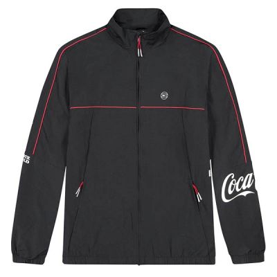 K1X X Coca-Cola Hool Track Jacket - Čierne - Bunda