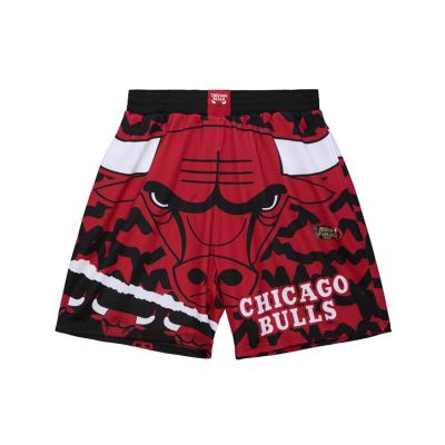 Mitchell & Ness NBA Chicago Bulls Jumbotron 2.0 Sublimated Shorts - Červené - Kraťasy