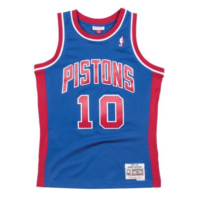 Mitchell & Ness NBA Detroit Pistons Dennis Rodman Swingman Road Jersey - Modré - Dres