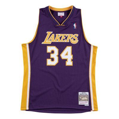 Mitchell & Ness LA Lakers Shaquille O´Neal NBA Swingman Jersey - Fialové - Dres