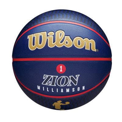 Wilson NBA Player Icon Outdoor Basketball Zion Size 7 - Modré - Lopta