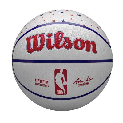 Wilson 2023 NBA Team City Collection Houston Rockets Size 7 - Biele - Lopta