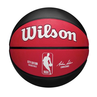 Wilson 2023 NBA Team City Edition Chicago Bulls Size 7 - Červené - Lopta