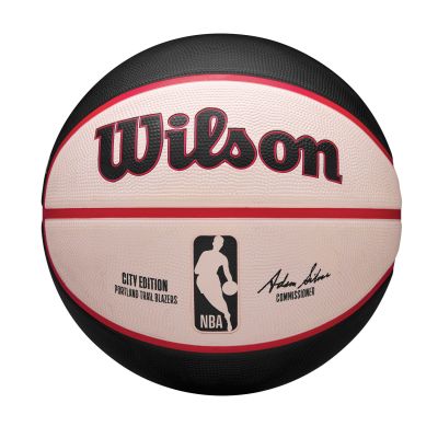 Wilson 2023 NBA Team City Edition Portland Trail Blazers Size 7 - Biele - Lopta